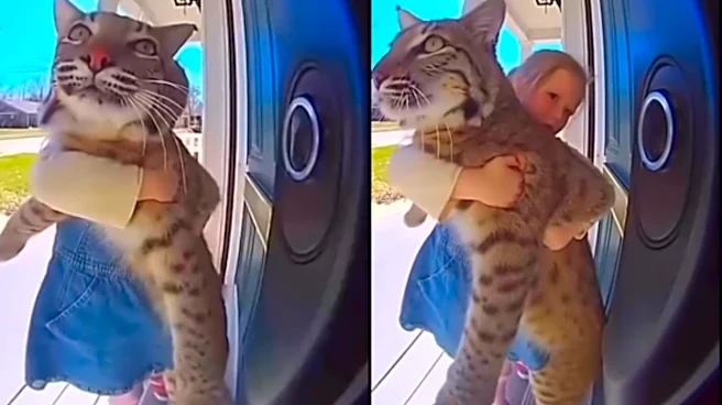 ‘AI Or Real?’ Asks Internet As Video Shows Young Girl Bringing Bobcat Home!