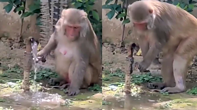 Monkey Closes Tap After Use– Uttarakhand Police Shares Video: ‘Take Notes’