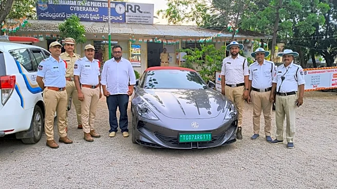 Hyderabad Minor Casually Drives Sports Car On Busy Road; Ends Up In Legal Trouble Along With Father