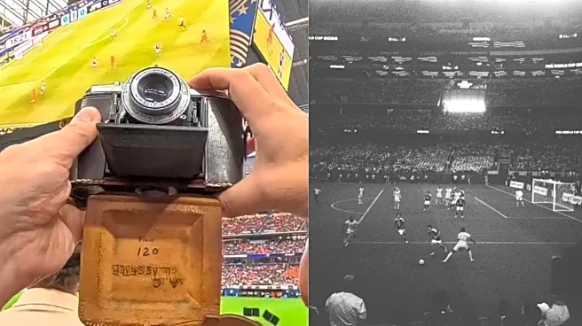 Photographer Turns Back Time At FIFA World Cup 2026 With A 1950s Camera | WATCH