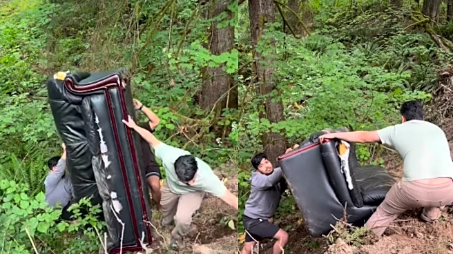 VIDEO: Trio Dumping Old Furniture In Canadian Forest Learns ‘Civic Sense Lesson’ The Hard Way