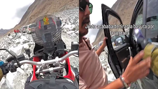 Indian Man Throws Plastic Bottle Out Of Car Window, Gets ‘Brutally Corrected’ By Foreign Tourist