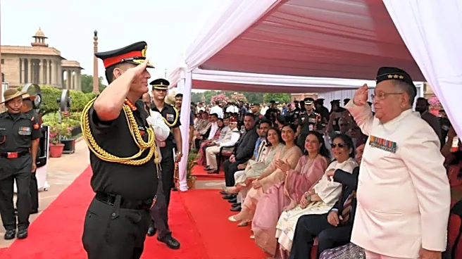WATCH: New Army Chief's Heartwarming Salute To Retired Lt General Father Wins Hearts