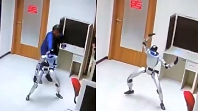 VIDEO: Humanoid Robot ‘Attacks’ Office Employees, Strikes ‘Kung Fu’ Pose In The End!