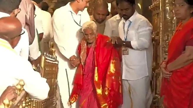 At 116, Karnataka Grandmother Climbs Tirumala On Foot; CM Chandrababu Naidu Left Awestruck