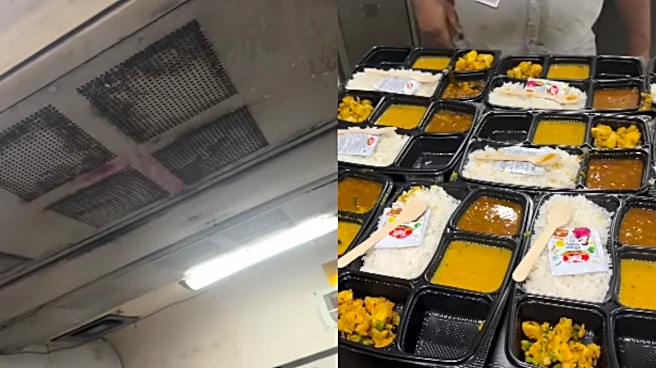 Man Flags Food Served On Train; Viral Video Shows Roof Water Leaking Into Plates Below