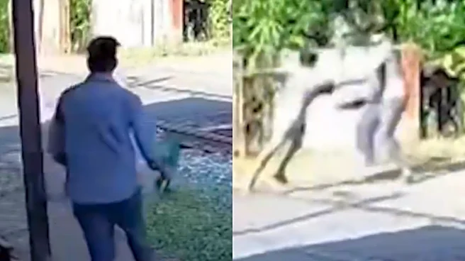 WATCH: Tamil Nadu Railway Gatekeeper Risks Life To Save Man Standing In Front Of Speeding Train