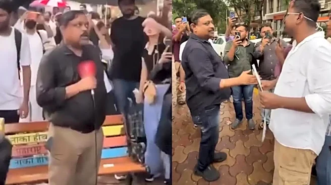 CJP Protesters Apologise to Viral TV Journalist They Mocked During LIVE Reporting | WATCH