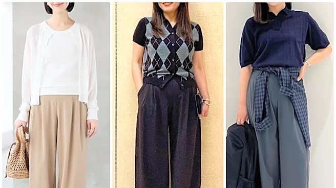 夏に大活躍の2990円パンツ!【ユニクロ】楽ちんワイドパンツでつくる「40代のきれいめ夏コーデ」3選