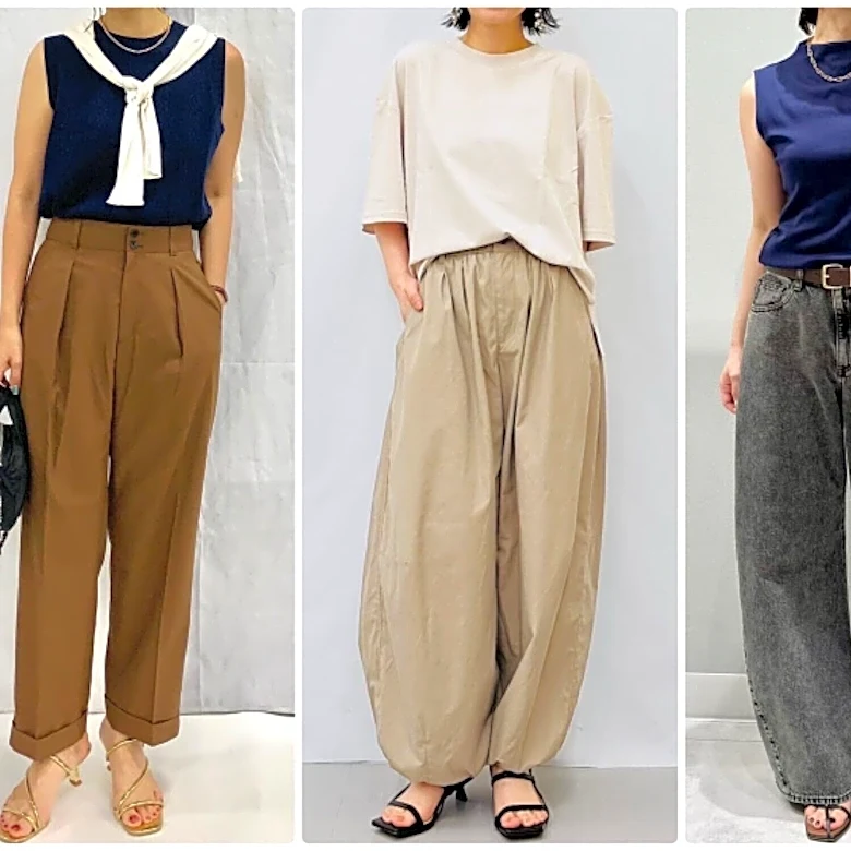 ALL2990円の神パンツ3選【GU】気になる下半身をおしゃれにカバー！「40代の夏パンツスタイル」3選