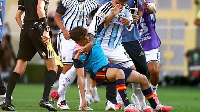W杯決勝後に乱闘騒ぎに巻き込まれたスペインMFガビ、アルゼンチンに「出場停止処分は必要ない」