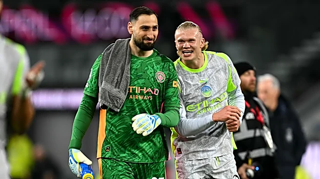 ノルウェーのW杯熱がまだ冷めない中、エルリング・ハーランドはジャンルイジ・ドンナルンマの豪華な結婚式で話題の「バイキング・ロー」を先導した。