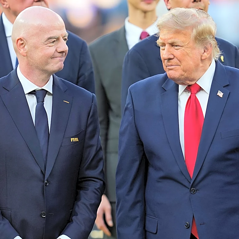 ジャンニ・インファンティーノとドナルド・トランプを巡る注目の噂にFIFAが強く反応「完全なでっち上げ」