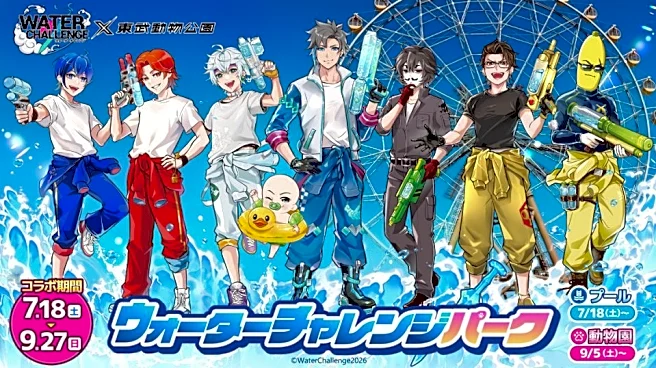 東武動物公園とゲーム実況クリエイター「ウォーターチャレンジ」がコラボ　プール＆動物園で「ウォーターチャレンジパーク」【～9／27】