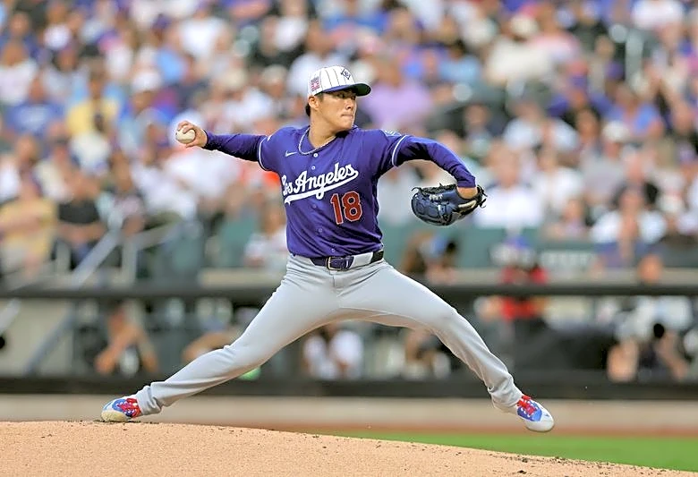 ＭＬＢ＝ドジャース山本が日米通算100勝目、カブス今永は今季7勝目