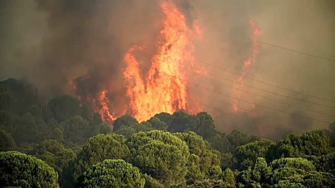 仏ボルドーに山火事迫る、スペインと計数十万人避難