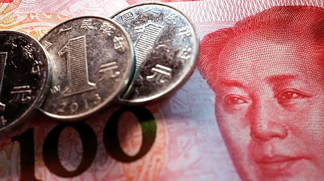 中国人民元の基準値、市場予想比の元安幅が5カ月ぶり大きさ