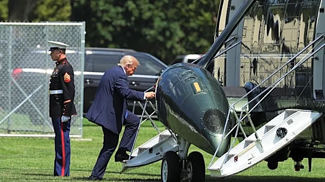 トランプ米大統領搭乗のヘリ、旅客機と異常接近