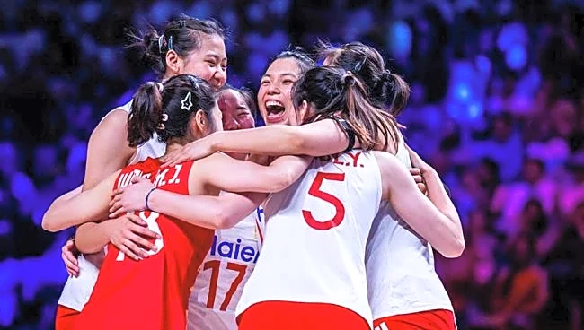 女子バレー中国「下剋上の奇跡は偶然ではない」　五輪出場権争いで日本の脅威に「世界に示した」