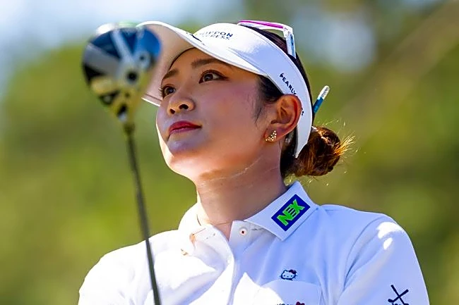 原英莉花、自身も仰天したイーグルが話題　米実況「まるで失敗したかのような顔」　ファン「驚いた」