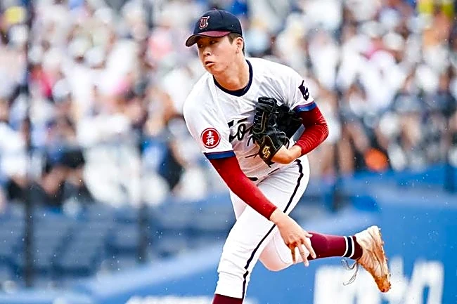 甲子園目前で5失点KO、それでも「絶対表情に出さない」　プロ注目191cm右腕、全うした主将の役目――桐光学園・林晃成