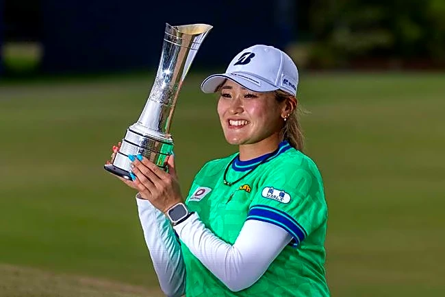 メジャー初Vで23歳・桑木志帆は2億3600万円ゲット　6位の竹田麗央も3890万円…全英女子OP賞金額