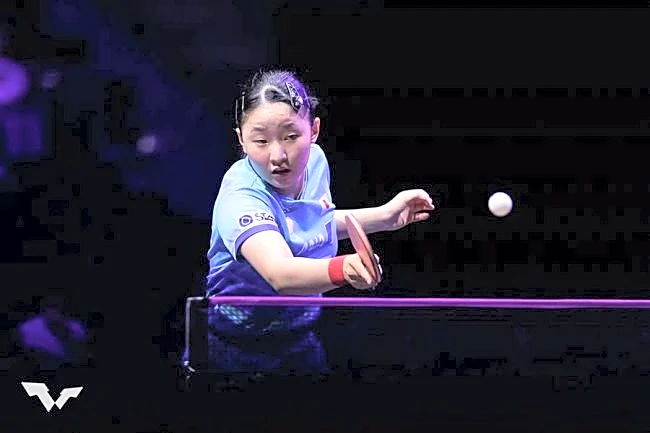 18歳張本美和が8強進撃！　0-2から大逆転、世界12位の中国選手粉砕【WTTチャンピオンズ横浜】