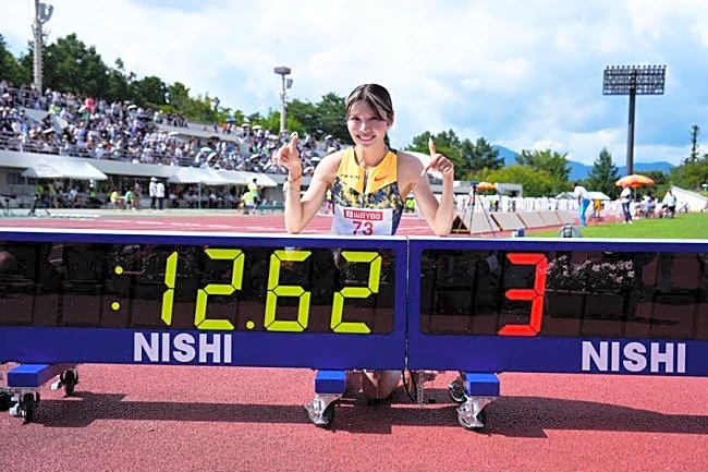 女子100mH中島ひとみ、日本新12秒62に「やっと出せたな」　明かした歓喜、予選＆決勝連発でV【富士北麓WT】