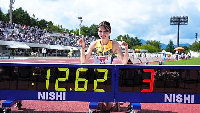 中島ひとみ、日本新12秒62に「泣きそうに…」感激　31歳で樹立「やっと出せた」「昔の自分に言ってあげたい」【富士北麓WT】
