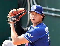 大谷、ブルペンで投球練習 ロバーツ監督「大きな兆候」