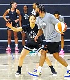 山本麻衣「いい練習できた」　米女子ＷＮＢＡエースズ