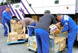 台湾の支援物資が熊本県に到着　衛生用品不足で「ありがたい」