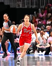 WNBAエースズの山本、初得点 米女子プロバスケットボール