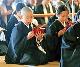 子どもら、僧侶に仲間入り 東本願寺、熊本からも参加