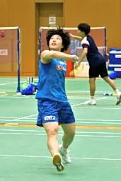 バド山口「目の前の試合に集中」　世界選手権２連覇へ合宿公開