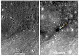 ロケット月面衝突跡の画像公開　スペースＸ打ち上げ残骸