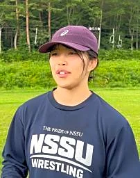 レスリング清岡もえ、合宿公開　アジア大会に向け「楽しく強化」