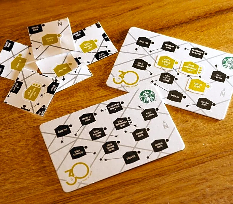 銀座エリア限定！ステッカーを集めてカスタムできる、日本上陸30周年記念の「スタバカード」が登場中《8月2日から》