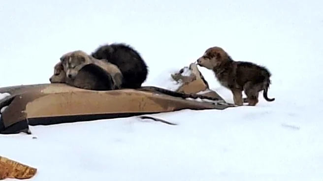 They Used Cardboard For Warmth In Snow-Covered Dump — Then A Hero Arrived