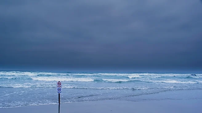 Gusty Winds And Rough Surf Hit Florida Shores From Melissa