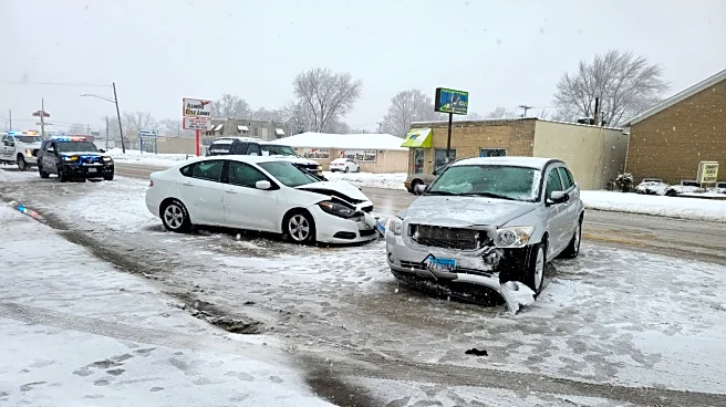 Chicago Crash Erupts in Flames Amid Sudden Lake Snow