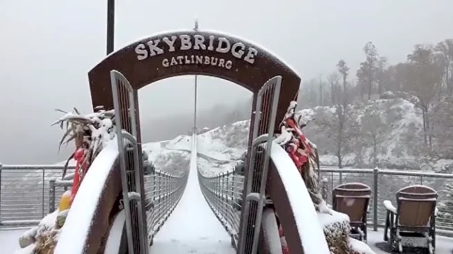 First Snow Turns Tennessee SkyPark Into A Winter Dream