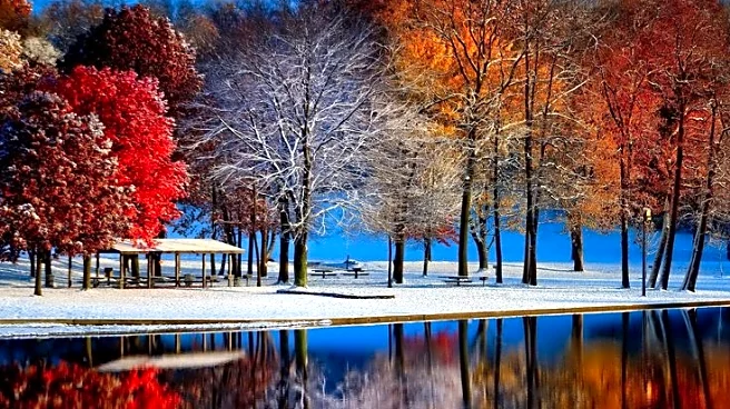 Wintry Mix And Fire Danger Spread As Storm Hits The East US