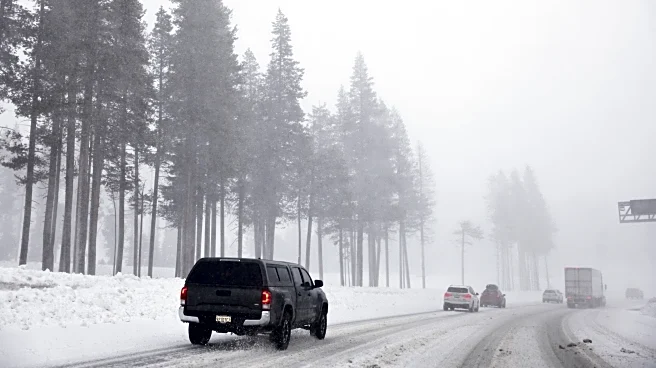 Heavy Snow Forecast for Sierra Nevada Mountains Monday