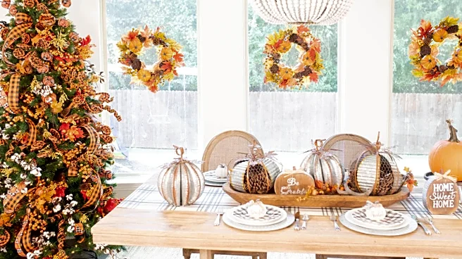 How to Blend Fall And Christmas Decor For Fresh Thanksgiving Tables