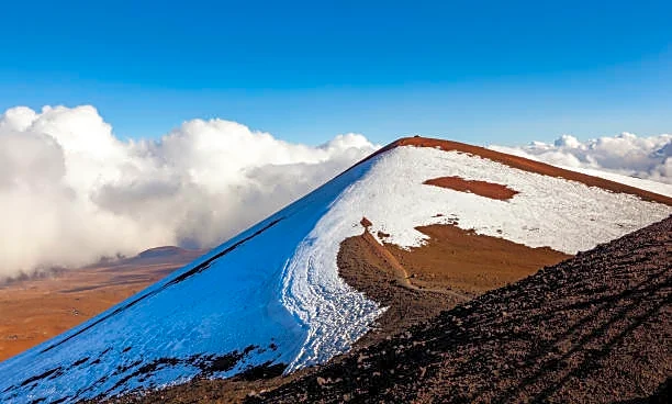 First Snow Of 2025 Covers Mauna Kea Roads And Summit
