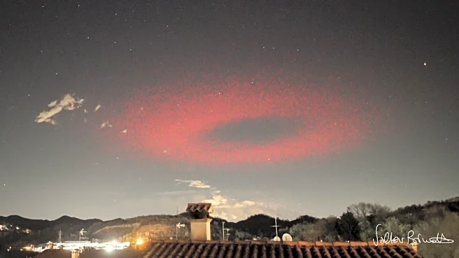 Eerie Red Sky Halo Captured In Rare Alpine ‘Elve’ Event