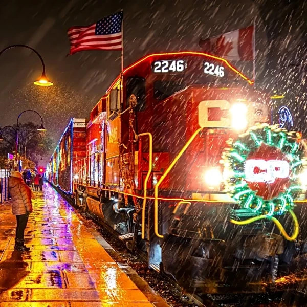 Holiday Train Rides Overflowing With Old Fashioned Cheer