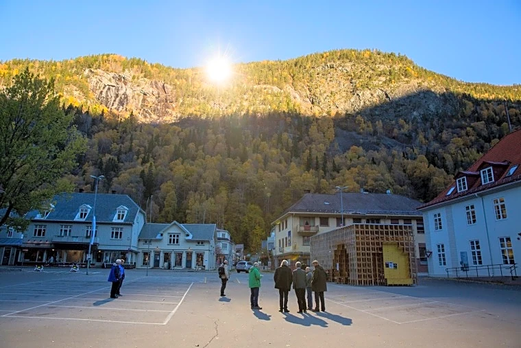 Valley Town Finds Winter Sun Through High-Tech Mirrors