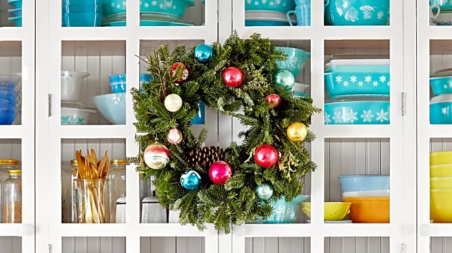 Skip the Wreaths and Try This Charming DIY for Holiday Cabinet Decor